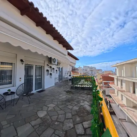 Apartment Entire-floor 2br Penthouse With 2 Huge Balconies & Free Parking Thessaloniki
